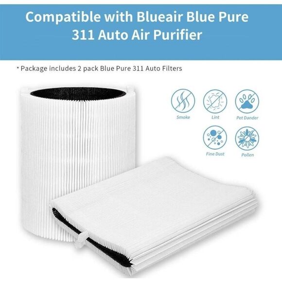 Mbetter Blue Pure 311 2 Pack Replacement Filters - Picture 3 of 10